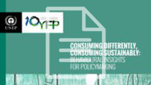 Consuming Differently, Consuming Sustainably: Behavioural Insights for Policymaking